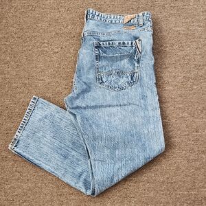 Hamilton Men's Denim Jeans in Light Blue 38x32